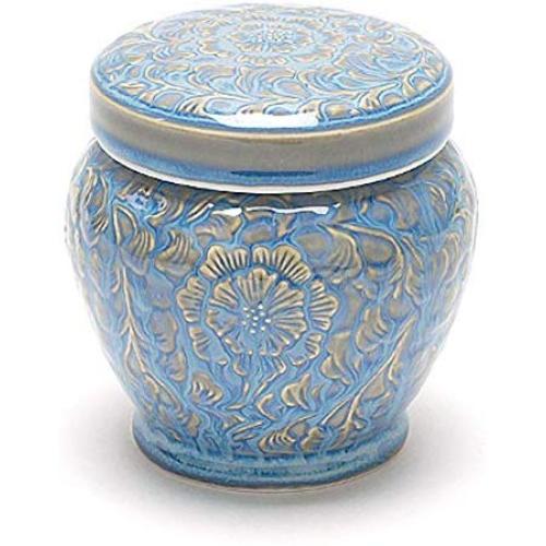 Teacera Traditional Style Ceramic Pot Cookie Jar with Lid Planter Decoration Ceramic Ginger Jar