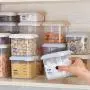 Ensemble de Récipients de Rangement Airtight – 9 Pièces, Bocal de Rangement en Plastique avec Balance, Récipients de Rangement pour Céréales avec Couvercles Superposables, Scellés et Frais, Beige Ensemble de Récipients de Rangement Airtight – 9 Pièces, Bocal de Rangement en Plastique avec Balance, Récipients de Rangement pour Céréales avec Couvercles Superposables, Scellés et Frais, Beige