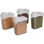 Slings Cereal Dispenser Easy Flow Storage Jar 750Ml 12 Pcs Set, Idle for Kitchen- Storage Box Lid Food Rice Pasta Pulses Container