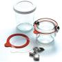 WECK Mold Shape glass canister 160ml WE-760, set of 6pcs