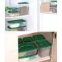 Kaxich Set of 17 Airtight Food Storage Container, Stackable Reusable Hot Cold Foods Lunch Box Case Pot, Food Grade Plastic, Freezer Dishwasher Safe, BPA Free, Great for Refrigerator Microwave Kaxich Set of 17 Airtight Food Storage Container, Stackable Reusable Hot Cold Foods Lunch Box Case Pot, Food Grade Plastic, Freezer Dishwasher Safe, BPA Free, Great for Refrigerator Microwave