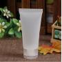 24Pcs 30ml 1oz Empty Translucent Plastic Flip Cap Shampoo Facial Cleanser Makeup Comestic Sample Soft Container Tube Bottle Vial Jar Pot Case