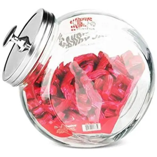 Home Basics GJ01385 Glass Cookie Jar, Large Home Basics GJ01385 Glass Cookie Jar, Large