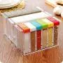 Royal H&H Box Seasoning Bottle Spice Jar Condiment Storage Pot Container (brown)