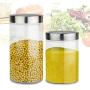 | Storage Bottles & Jars | 1pcs Food Storage Glass Jar No Lead Kitchen Storage Bottles Sealed Cans with Cover Large Capacity Candy Glass Jars Tea Box | by HUDITOOLS | 1 PCs