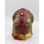 Cosmos 10712 Gifts Turkey Design Ceramic Cookie Jar, 10-3/8-Inch
