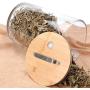 Glass Sealed Jars, Kitchen Household Cereal Containers, Storage Spices/Pasta/Oatmeal/Rice