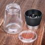 JUSTDOLIFE Salz- und Pfeffermühle Glas Multifunktionale Pfefferstreuer Salzgrießer für die Küche