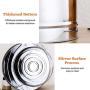 Cookie Jar Cereal Coffee Storage Containers Jar 304 Stainless Steel with Lids Airtight Bpa Free Large, Food Storage Containers Jar for Kitchen Pantry Organization Canister Candy Bulk (Size : 2.5L)