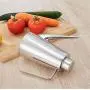 28oz 800ml Olivenöl-Zapfenspender, Spiegelpolierter 304 Edelstahl Olivenöl-Behälter Topf Dichtungsgünstig für Küche Öl-Glas-Behälter-Schütte