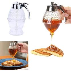 Acrylic Clear Juice Honey Dispenser Container Kettle Storage Syrup Spice Bee Bottle Honey Jars Kitchen Tools Kangkang