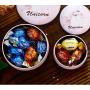 6PCS Deer Flamingo Print Food Storage Tin Jars with Lid for Candle DIY, Candies, Hair Accessories