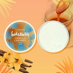 HideAWAY Whipped Bath Soap - Creamy Body Wash for Women that Smells Amazing - Shaving Cream, Moisturizing Shower Soaps - Vanilla Caramel, 100g