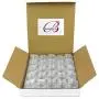 Beauticom 3G/3ML Klare Glasbehälter mit Schraubverschlüssen für Puderlids, Mineral-Make-up, Kosmetikproben – BPA-frei (Menge: 100 Stück)