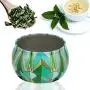 Tea Pot Tin Trinket Sealed Jar Candle Drum Shaped Candy Iron Box Coin Jewelry Dampproof Container Flower Tinplate Storage Jars,Blue Tea Pot Tin Trinket Sealed Jar Candle Drum Shaped Candy Iron Box Coin Jewelry Dampproof Container Flower Tinplate Storage Jars,Blue