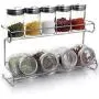 Contenants de Rangement en Verre - Support de Bouteilles pour Épices Étanches, Râtelier de Rangement pour Cuisine, Récipients pour Sauce, Accessoires de Cuisine pour Gagner de l'Espace Contenants de Rangement en Verre - Support de Bouteilles pour Épices Étanches, Râtelier de Rangement pour Cuisine, Récipients pour Sauce, Accessoires de Cuisine pour Gagner de l'Espace