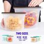 Silicone Bags Reusable Silicone Food Bag Reusable Sandwich Bags Reusable Ziplock Bags Storage Silicon Freezer Containers