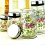 Mason Jars Canning Glass Jars Glass Smoothies Jars with Lids for Drinking and Storage Reusable Container for Juice Milk Bulk Food Coffee Round Glass Jars (Size : 1000ml)