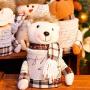 preliked Lovely Christmas Candy Can Gift Box with Santa Reindeer Elk Shapr Bear Coffee Tea Jar Home Decoration - Bear