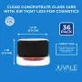 Clear Concentrate Glass Jars with Air Tight Lids for Cosmetics (36 Pack) Clear Concentrate Glass Jars with Air Tight Lids for Cosmetics (36 Pack)