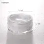100 Pieces 5g Travel Cream Jars with Lids Plastic Lotion Containers TSA Approved Traveling Bottles Leak Proof 100 Pieces 5g Travel Cream Jars with Lids Plastic Lotion Containers TSA Approved Traveling Bottles Leak Proof