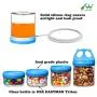 Bouteilles de Rangement Portables et Empilables SELEWARE 4 Pièces, Panda, Verrouillage Rotatif, pour Nourriture, Snacks, Noix, Boissons et Plus, Sans BPA et Sans Phtalates, 940 ml Bleu Bouteilles de Rangement Portables et Empilables SELEWARE 4 Pièces, Panda, Verrouillage Rotatif, pour Nourriture, Snacks, Noix, Boissons et Plus, Sans BPA et Sans Phtalates, 940 ml Bleu