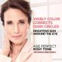 L’Oréal Paris Rosy Tone Anti-Aging Augendus Augenkrimpfleckenfeuchtigkeitspflege zur Behandlung dunkler Augenringe und Unteraugenbereich, sichtbar Farbkorrektur von Augenringen und Aufhellung der Haut, geeignet für empfindliche Haut, 0,5 oz.