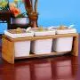 TNKML Ceramic Spice Storage Bottles Jars Kitchen Tools Set Japanese-Style Combination Packages Home Decoration Wedding Gift