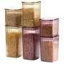 Kitchen Food Storage Jar Airtight Food Storage Kitchen Glass Jar Moisture-Proof Home Multi-Purpose Jam Bottle Cruet Matte Plastic Sealed Can Storage Box, (Color : Small Purple) Kitchen Food Storage Jar Airtight Food Storage Kitchen Glass Jar Moisture-Proof Home Multi-Purpose Jam Bottle Cruet Matte Plastic Sealed Can Storage Box, (Color : Small Purple)