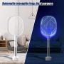 GLOUE 2 in 1 Bug Zapper, Electric Fly Swatter Mosquitoes Killing without Waving Hands, Fly Zapper Indoor Mosquito Swatter Suitable for Home and Outdoor, 3000 Volts & USB Charger GLOUE 2 in 1 Bug Zapper, Electric Fly Swatter Mosquitoes Killing without Waving Hands, Fly Zapper Indoor Mosquito Swatter Suitable for Home and Outdoor, 3000 Volts & USB Charger