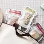 10pcs Mason Jar Pattern Food Saver Storage Bags Kitchen Organizer Snacks Fresh Food Storage Bags Color Randomly