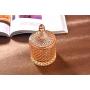 Yl Ly Retro Crystal Candy Jar With Lid Candy Jar Sugar Jar Cotton Brush Storage Glass Jar With Lid Variety 18