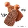 Gilden Tree Terra-Cotta Foot Scrubber & 1 oz. Foot Cream Set