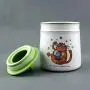 Bouteille à friandises pour chats en céramique, adorable, originale, fournitures pour animaux de compagnie (Couleur : Blanc) Bouteille à friandises pour chats en céramique, adorable, originale, fournitures pour animaux de compagnie (Couleur : Blanc)
