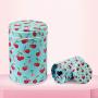 dezirZJjx Tea Container, Premium Cylindrical Candy Tinplate Retro Tin Box Coffee Tea Seal Storage Jar Canister Large Capacity - TT-2