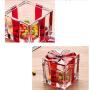 HOUSIYU Glass Candy jar with lid Decoration Candy Bowl Crystal Dried Fruit Jewelry Snack Food Storage Tank, Suitable for Home and Kitchen Storage, Blue