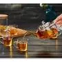 MAI&BAO Teekanne 550ml Glas Teekanne mit Infuser, Deckel, Edelstahlfilter, Hitzebeständig, Große Klare Wasserbehälter, Grün, Jasmin, Blumen, Schwarzer Tee, Kaffee, Milch, Wohnzimmer