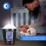 Électrociel Tue Moustiques, Lampe Piège Gnats USB Alimentée, avec Suspente pour Intérieur/Extérieur Électrociel Tue Moustiques, Lampe Piège Gnats USB Alimentée, avec Suspente pour Intérieur/Extérieur