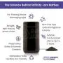 Infinity Gläser 150 ml (5,07 fl oz) 3er-Set Hohe Schwarze UV-Refillbare Leere Schraubdeckel Gläser