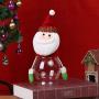 Whitelotous Creative Christmas Decor Cartoon Food Can Candy Jar Storage Box(Santa)