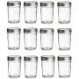 Bocal Premium, 12 pcs, 8 oz, Bouteilles en verre Mason avec couvercles pour confitures, miel, cadeaux de mariage, cadeaux de douche, aliments pour bébés, mise en conserve, épices, demi-pint. Bocal Premium, 12 pcs, 8 oz, Bouteilles en verre Mason avec couvercles pour confitures, miel, cadeaux de mariage, cadeaux de douche, aliments pour bébés, mise en conserve, épices, demi-pint.