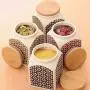 FUYU Ceramic Food Sealed Storage Tank with Bamboo Lid Seasoning Jars Snack Tank FUYU Ceramic Food Sealed Storage Tank with Bamboo Lid Seasoning Jars Snack Tank