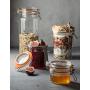 Kilner Facetted Clip Top Glassware Jar, Airtight Seal for Pickling, Preserving, and Storing, 74-1/2-Fluid Ounces