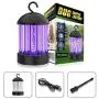 Électrochoc PRANITE BK001 Insecticide Électronique Piège à Moustiques avec Lumière UV 2000V Contrôle des Insectes Non Toxique Piège Attracteur 2-en-1 Rechargeable, Noir Électrochoc PRANITE BK001 Insecticide Électronique Piège à Moustiques avec Lumière UV 2000V Contrôle des Insectes Non Toxique Piège Attracteur 2-en-1 Rechargeable, Noir