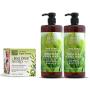 Dead Sea Collection Mineral Hand Wash with Tea Tree (set of 2 33.8 fl.oz) & Dead Sea Collection Tea Tree & Hemp Night Cream 1.69 fl.oz