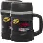 Thermos (2 Pack) 16oz Hot & Cold Vacuum Insulated Microwaveable Food Jars Travel Storage Containers Thermos (2 Pack) 16oz Hot & Cold Vacuum Insulated Microwaveable Food Jars Travel Storage Containers