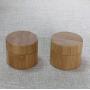 3PCS 5ML/5g/0.17oz Empty Refillable Eco Bamboo Cover PP Inner Cream Jars Cosmetic Containers Holders Bottles Vials Sample Storage With Screw Cap for Cosmetic Lip Balm Creams ointment Eye Shadow