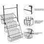 Yosoo Cabinet Spice Rack, Large capacity Coated Iron Wire 3-Tier Elevated Spice Jars Bottles Rack Kitchen Home Storage Shelf Organizer Black Yosoo Cabinet Spice Rack, Large capacity Coated Iron Wire 3-Tier Elevated Spice Jars Bottles Rack Kitchen Home Storage Shelf Organizer Black