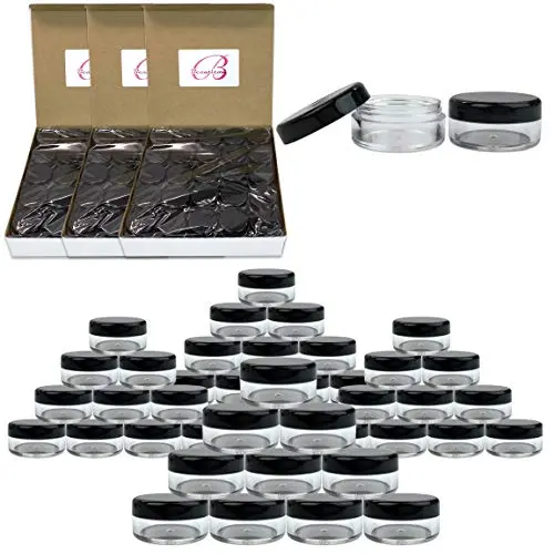 Bouteilles Rondes Transparentes 5G/5ML avec Caps Noirs pour Perles, Pierres Précieuses, Brillant, Charms, Petits Articles de Loisirs Créatifs – BPA Free (Quantité : 200pcs) Bouteilles Rondes Transparentes 5G/5ML avec Caps Noirs pour Perles, Pierres Précieuses, Brillant, Charms, Petits Articles de Loisirs Créatifs – BPA Free (Quantité : 200pcs)