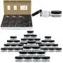 Bouteilles Rondes Transparentes 5G/5ML avec Caps Noirs pour Perles, Pierres Précieuses, Brillant, Charms, Petits Articles de Loisirs Créatifs – BPA Free (Quantité : 200pcs) Bouteilles Rondes Transparentes 5G/5ML avec Caps Noirs pour Perles, Pierres Précieuses, Brillant, Charms, Petits Articles de Loisirs Créatifs – BPA Free (Quantité : 200pcs)